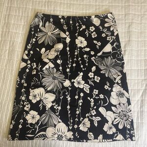 Grace Elements Black White Pencil Skirt Size 10